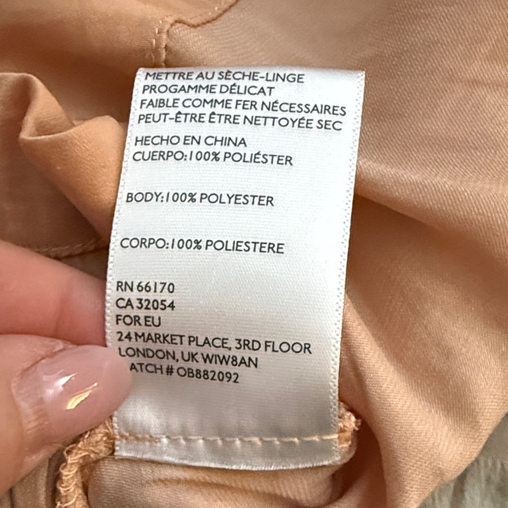 Urban outfitters Peach Button Down dress - boho - small - Picture 8 of 10